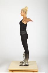 Whole Body Woman T poses Casual Average Studio photo references